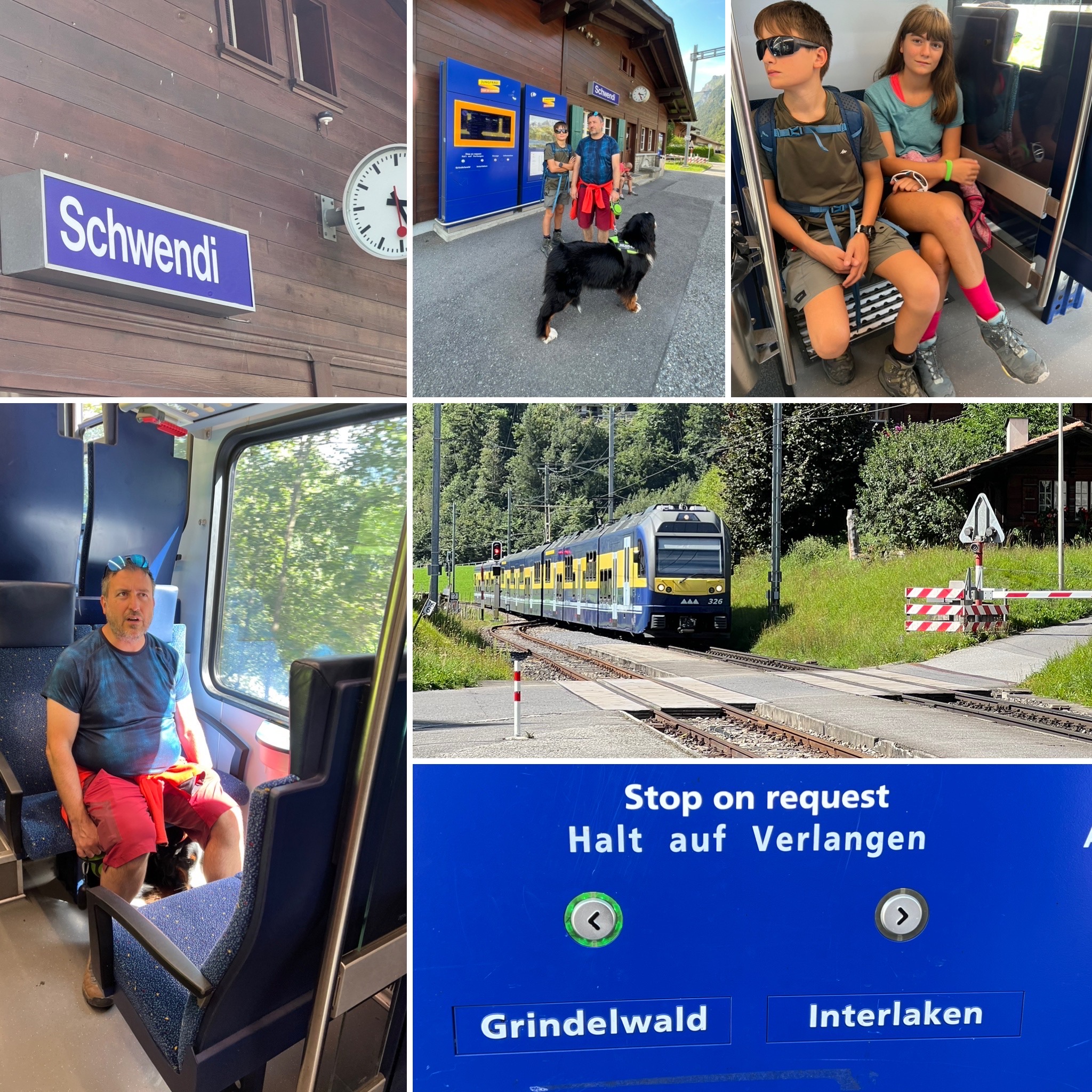 Autoenfamilia - Parada de tren Schwendi direcció Grindelwald