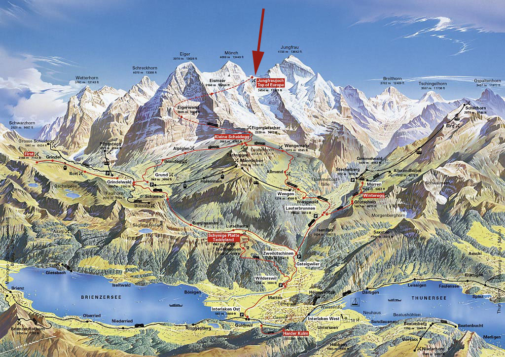 Autoenfamilia - Mapa Jungfrau